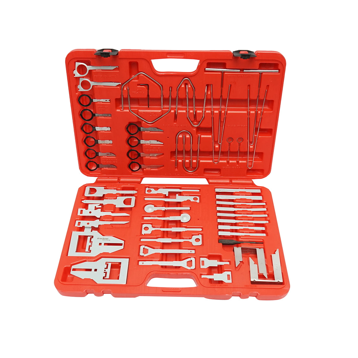 Extractor toolkit for disassembling car radio/navigation devices 52 pieces Breckner Germany